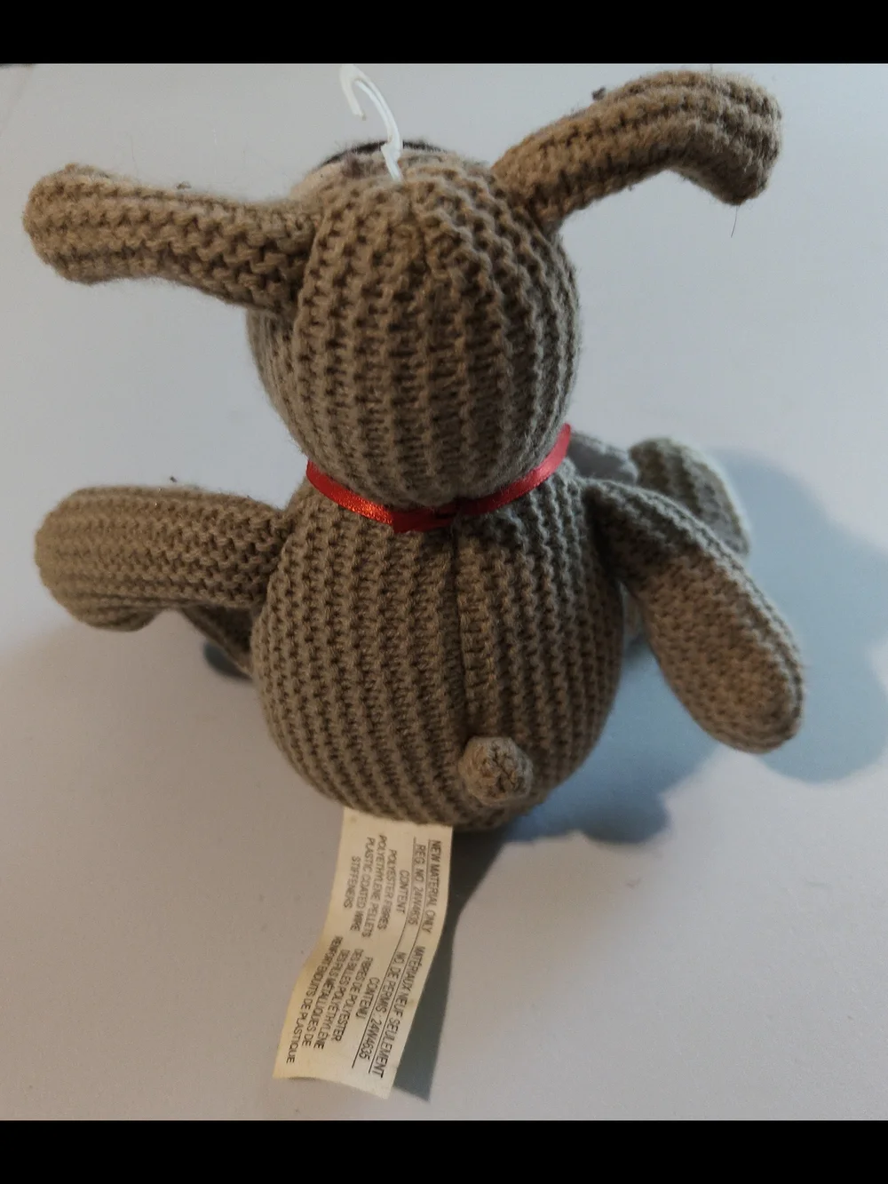 Boofle knitted dog